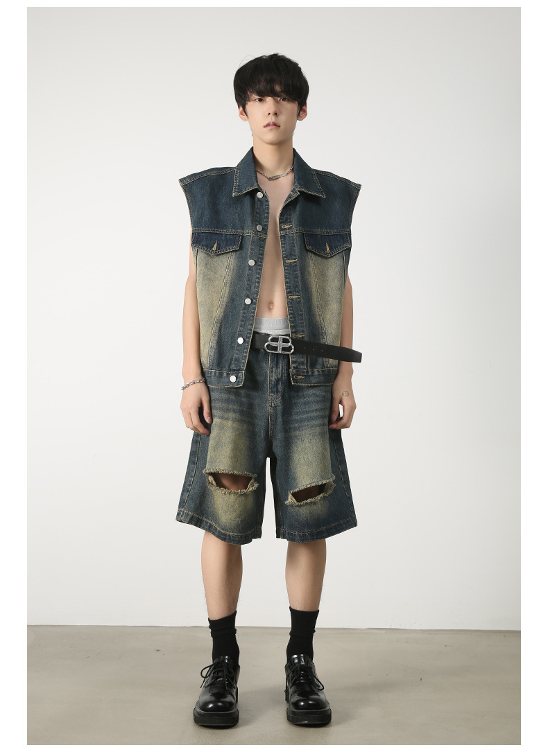 Baggy Denim Shorts - Baggies jeans 7