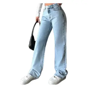 Baggies Jeans for Women – High Waist Loose Casual Pants