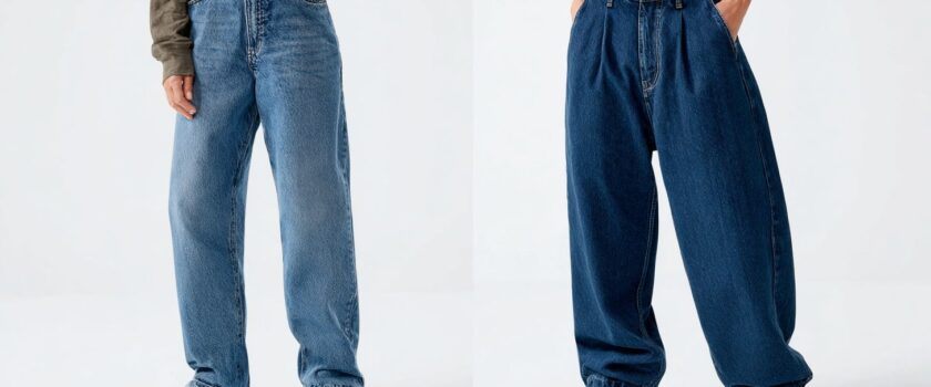 What is the difference between loose fit and baggy jeans?